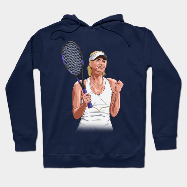 Maria Sharapova Hoodie by Ades_194